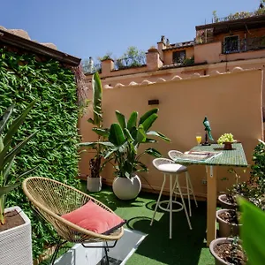  Appartement Rooftop Boho Loft Spanish Steps Italie